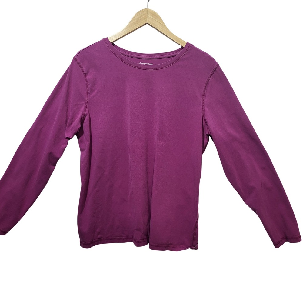 Christopher & Banks Womens Everyday Fit Long Sleeve Crew‎ Neck Top XL